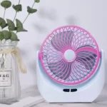 Table Fan with LED Light