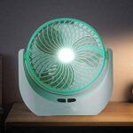 Table Fan with LED Light - Image 2